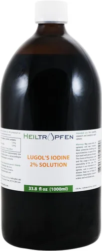 Vista 7 de 2.2% Solución de Yodo de Lugol 1 Fl Oz - 30 ml Ingredientes de Grado Farmacéutico Tercera Parte Testada Solución de Lugol Hecha con Yodo