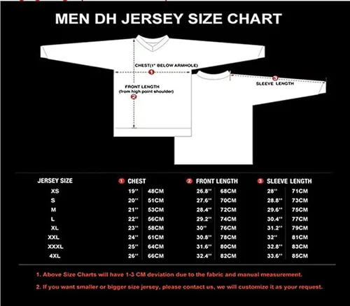 Vista 3 de HimyBB Maillot de ciclismo para hombre, MX motocross, Dirt Bike Downhill Shirt Racing Riding