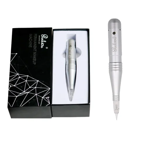 Vista 7 de Pinkiou - Máquina de tatuaje permanente para cejas con agujas