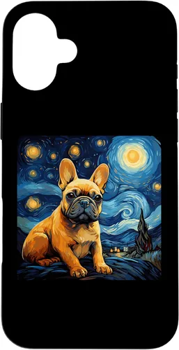 Vista 23 de Van Gogh Dog French Bulldog Case for iPhone 17