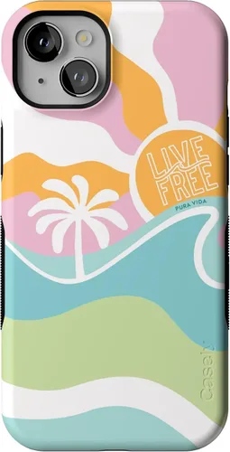 Vista 74 de Casely Funda para iPhone 15 Plus Todas las cosas divertidas Diversión en días laborables Diseño protector audaz Compatible con MagSafe