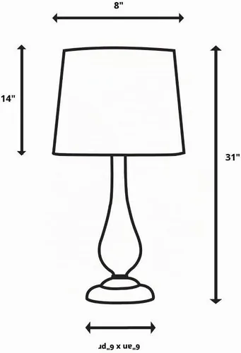 Vista 3 de Uttermost Volongo - Lámpara de mesa marfil con textura de piedra