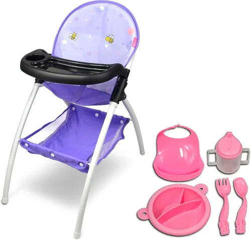 Vista 12 de Colección de muñecas Anivia, cochecito de muñeca con diseño de corazón, regalos para niños pequeños y niñas, cochecito de muñeca plegable