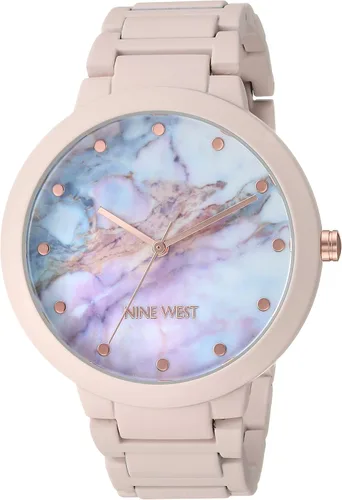 Vista 11 de Nine West Reloj de pulsera con brazalete de goma para mujer