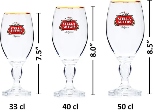 Vista 3 de Stella Artois Juego de 6 vasos de cerveza de 50 cl