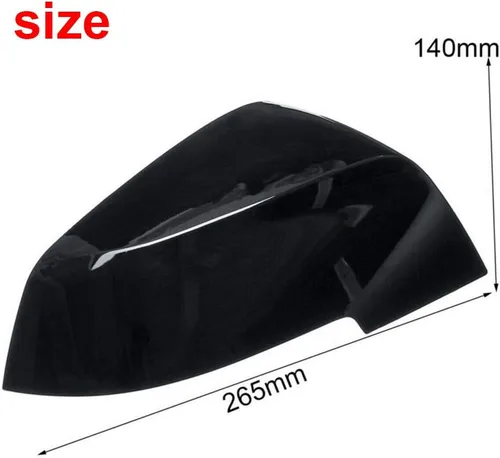 Vista 5 de Fundas para Espejos de Puerta, Reemplazo para Espejos Retrovisores Laterales Compatibles con BMW F20 F22 F23 F30 F31 F32 F33 F36 F87 M2 X1 E84