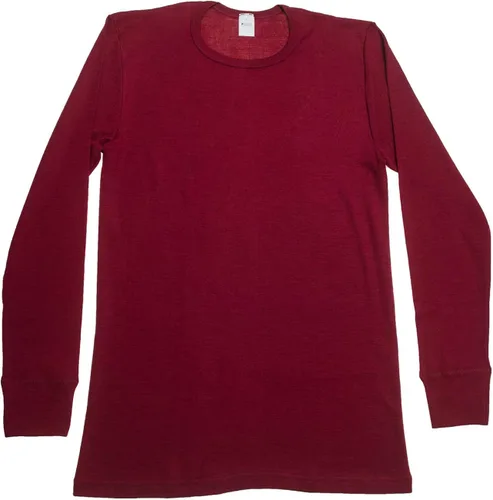 Vista 2 de Hocosa Camisa de lana orgánica y seda larga con mangas largas, unisex