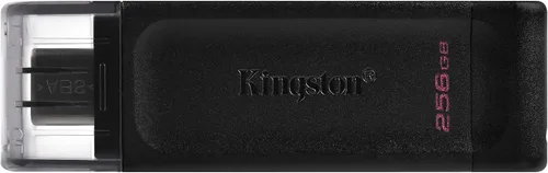 Vista 3 de Kingston DataTraveler 70 - Unidad flash USB-C de 256 GB USB 3.2 Gen 1 DT70/256GB, negro