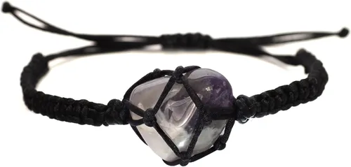 Vista 5 de BOHO GARDEN Pulseras de cristal curativo cuentas con piedra preciosa real, cuerda ajustable