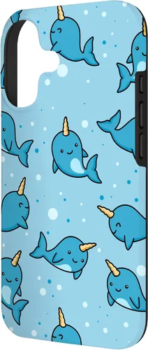 Vista 2 de Narwhal Gift Underwater Unicorn of The Sea Baby Narwhal Case for iPhone 17