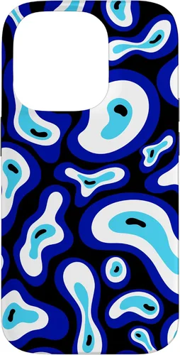 Vista 17 de Malvado de ojo turco Groovy Swirl patrón Good Vibes teléfono caso para iPhone 17