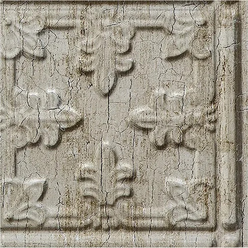 Vista 17 de FASÄDE Panel decorativo para salpicaduras de vinilo de estilo tradicional / patrón 10 en bronce antiguo (muestra de 6 x 6 pulgadas)
