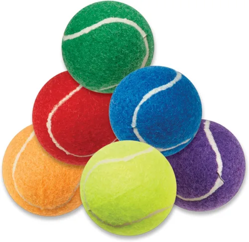 Vista 2 de Zanies Pelotas de tenis Mini Puppy Pride para perros, paquetes de 6