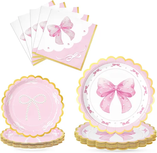 Vista 10 de WERNNSAI Hawaiian Luau Party Supplies - 48 platos y servilletas de Luau tropical, decoraciones de cumpleaños, platos de papel hawaiano para verano