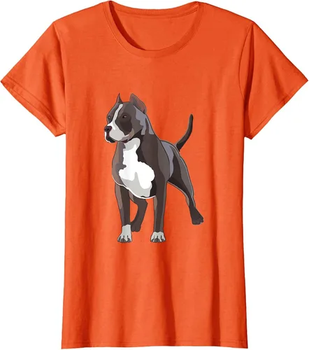 Vista 30 de American Bully Dog Holder Illustration for Dog Lovers T-Shirt Negro