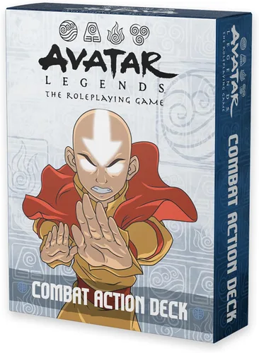Vista 2 de Magpie Games Avatar Legends El juego de rol: expansión de mazo de acción de combate - Baraja de combate de 55 cartas