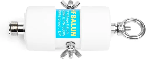 Vista 3 de Femei 1-50MHz 500Watt HF Balun DIY Impermeable 1:1 Voltaje Balun con UHF Hembra (SO-239) Conector
