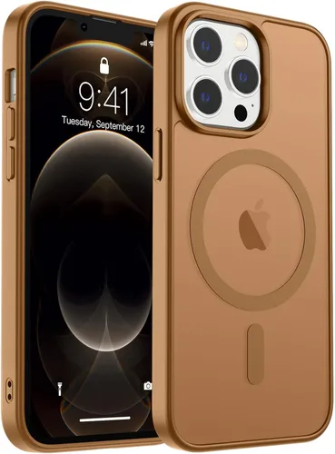 Vista 19 de zapica Funda magnética para iPhone Air, con protector de pantalla de vidrio templado, compatible con MagSafe, translúcida mate, a prueba de golpes