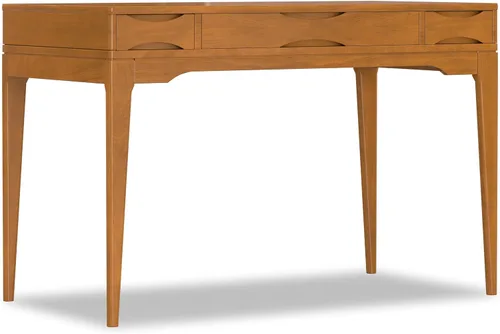 Vista 23 de SIMPLIHOME Harper 48" Wide Solid Wood Writing Desk in Black