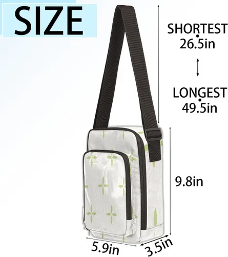 Vista 3 de Small Crossbody Bag for Men and Women - Upgraded Blocking Shoulder Messenger bag, Stylish and Easy to Carr