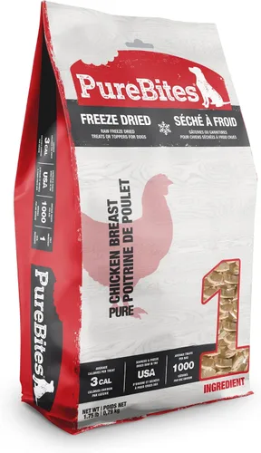Vista 11 de Purebites Pechuga de Pollo para Perros, 1.4 Oz / 40 G - Tamaño de Entrada