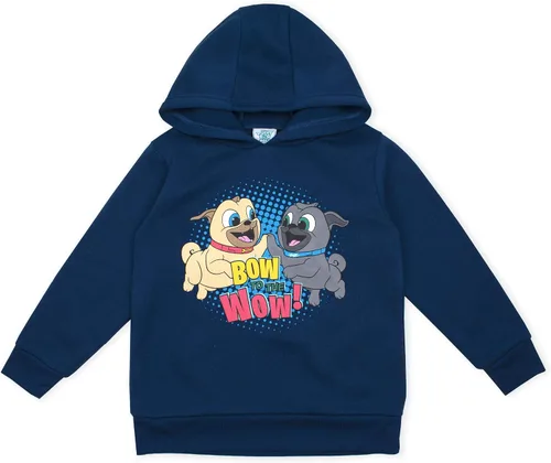 Vista 2 de Disney Conjunto de 2 piezas con capucha y sudadera con capucha para cachorros y perros color blancoazul Blanco