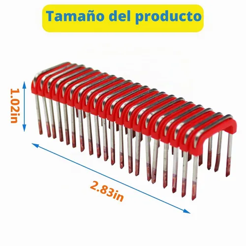 Vista 3 de Grapas de cable aisladas de 1 pulgada MNM1-320 para pistola de grapadora de cable Milwauke M-12