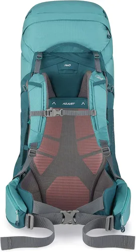 Vista 3 de Lowe Alpine Mochila de senderismo Sirac ND para mujer, Sirac ND65 Litro, Sagano Green/Storm Green