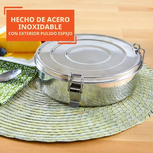 Vista 5 de [Usado] IMUSA USA PHI-T9220 molde para flan de acero inoxidable, 1,5 cuarto de galón, plateado
