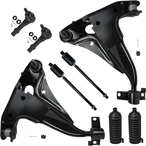 Vista 411 de Detroit Axle - Kit de brazos de control de extremo de 8 piezas para Toyota 2001-2003 Highlander 2002-2003 Camry Lexus ES300, 2 conjuntos de brazos