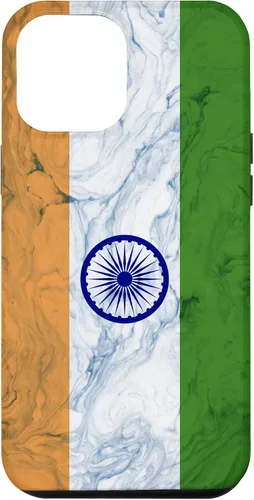 Vista 10 de iPhone 12 mini bandera de la India y fondo elegante - Funda del orgullo indio