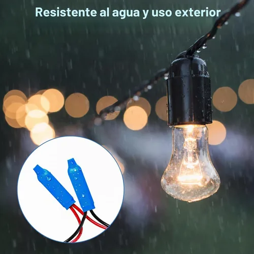 Vista 5 de 100 piezas de conectores B azules con relleno de silicona tipo gel húmedo para cables de alarma telefónica, conectores tipo B, empalmes de tipo
