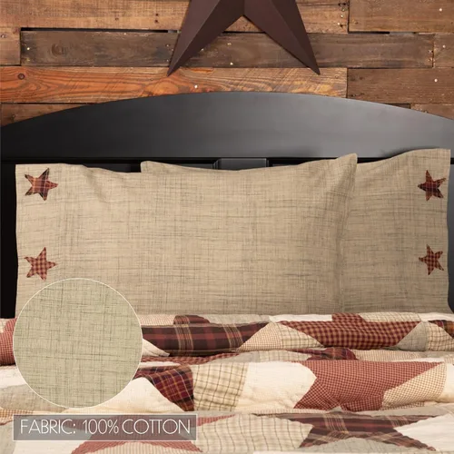 Vista 3 de VHC Brands Abilene Star 19965 - Juego de fundas de almohada