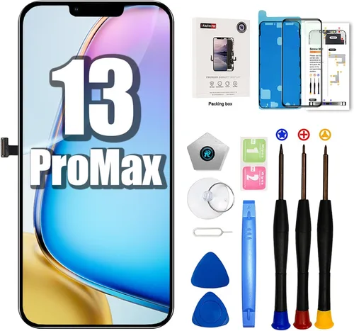 Vista 29 de EFAITHFIX para iPhone 11 Reemplazo de pantalla COF de 6.1 pulgadas, marco de pantalla LCD, ensamblaje de pantalla táctil 3D, digitalizador