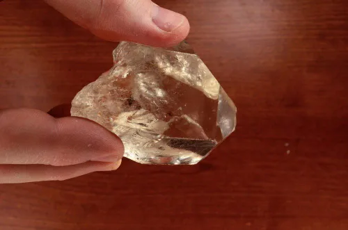 Vista 3 de Fantasia Materiales Paquete de 500 quilates de gran faceta de cuarzo de cristal natural sin recortar en bruto de Brasil