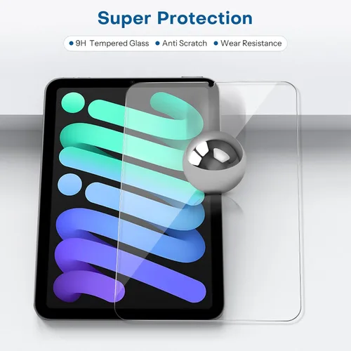 Vista 4 de SPARIN Paquete de 2 protectores de pantalla para iPad Mini 7 (A17 Pro)/Mini