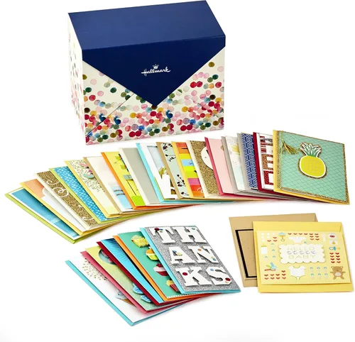 Vista 3 de Hallmark Juego de tarjetas de felicitación surtidas hechas a mano para todas las ocasiones (paquete de 24) para felicitaciones de cumpleaños