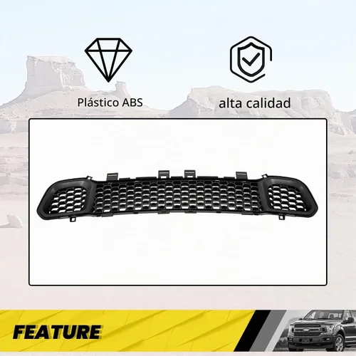 Vista 5 de KUAFU - Parrilla compatible con parachoques Jeep Cherokee 68203216AA