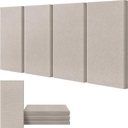 Vista 11 de UMIACOUSTICS 4 piezas de paneles acústicos para pared, paneles de tratamiento acústico para estudio de grabación de 2" de espesor, 23.6" x 11.8