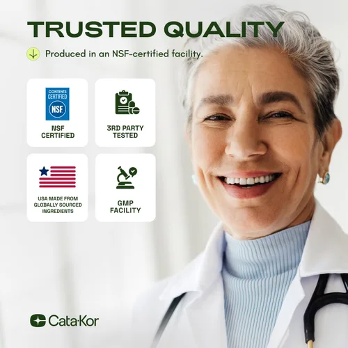 Vista 5 de Cata-Kor Suplemento NMN - Suplemento NAD 4 en 1 con quercetina TMG Resveratrol - Alternativa NMNH - Apoya la energía celular y el nivel de NAD+