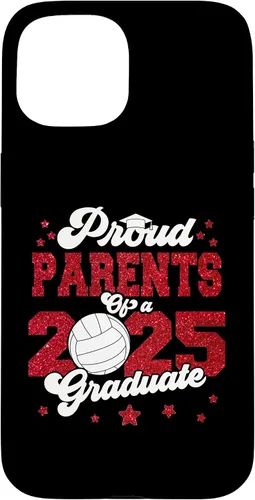 Vista 6 de iPhone 16 Parents of a 2025 Graduate Prom Graduation 25 VolleyBall Case