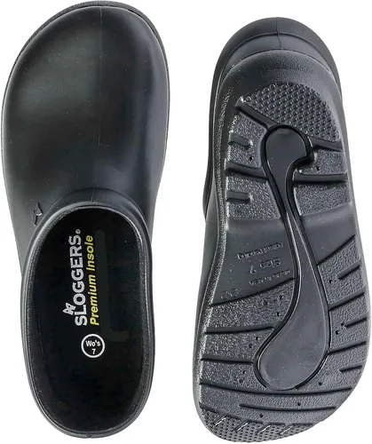 Vista 3 de Sloggers - Zapatos de trabajo de restaurante impermeables originales para hombres Zapatos de lluvia para exteriores y calzado duradero fabricado
