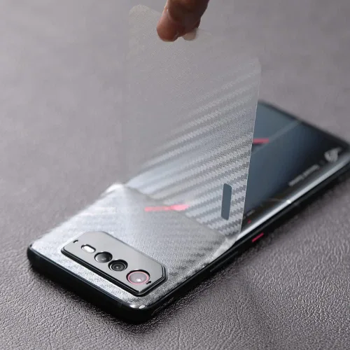 Vista 3 de Ibywind Protector de pantalla para Asus Rog Phone 6 5G/Phone 6 Pro 5G 6.78", con protector de lente de cámara de metal, sin burbujas, fácil