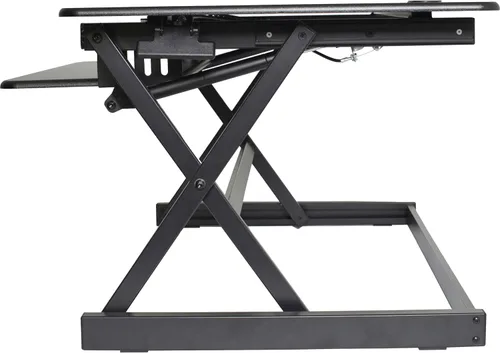 Vista 3 de Lorell soporte elevador para monitor, blanco LLR99901, Negro