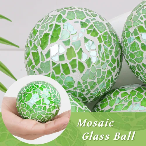 Vista 10 de Bolas decorativas para cuencos, 3 unidades, 2.6 pulgadas, bolas