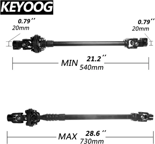 Vista 7 de (Para 4WD solo 425-264 columna de eje de dirección intermedia para Dodge Ram 1500 2500 3500 95-02