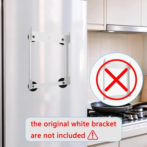 Vista 8 de Soporte magnético para refrigerador compatible con Show 15, sin soporte para taladro