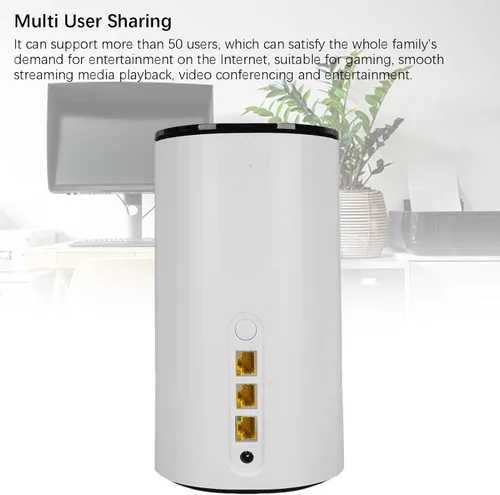 Vista 8 de GOWENIC Enrutador WiFi 6 5G con ranura SIM, velocidades de descarga de hasta 4.67 Gbps, enrutador WiFi de doble banda, puerto LAN WAN, enrutador CPE