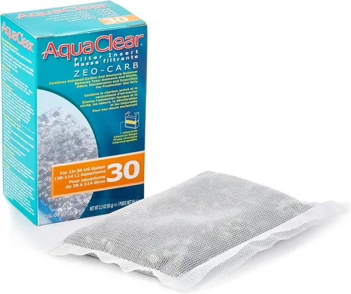 Vista 5 de AquaClear 30 Inserto de carbón activado, medios de reemplazo de filtro de acuario, A602