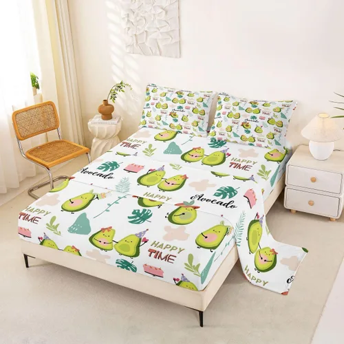 Vista 40 de Feelyou Juego de ropa de cama con alfabeto 3D, juego de sábanas coloridas del alfabeto inglés para niños y adultos, sábanas de dibujos animados